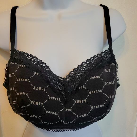 DONATING - NEW - Cotton Essentials Bralette - Black (1X) - Picture 8 of 10